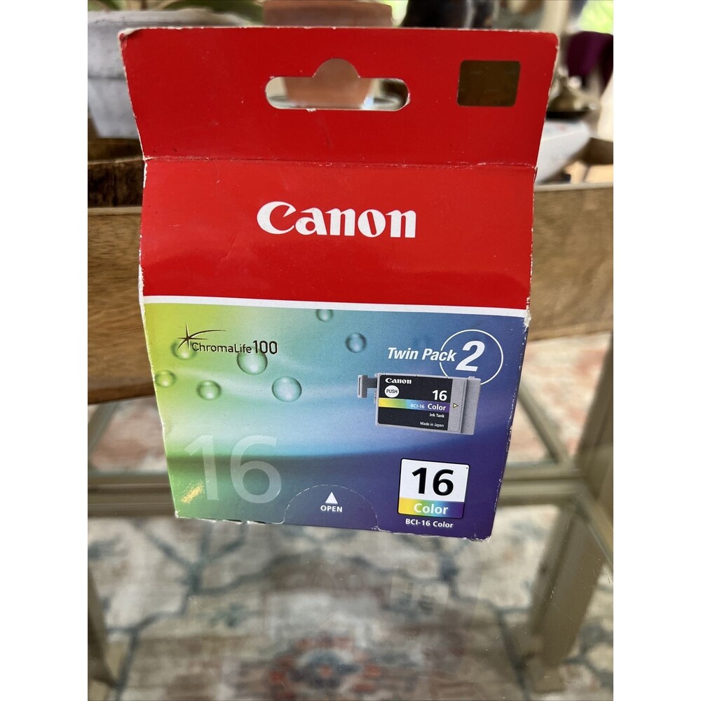 Canon ChromaLife 100  BCI-16 Color Twin Pack New in Package